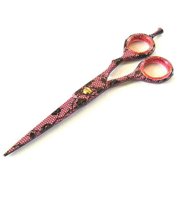 Professional Pet Dog Grooming Trimming Scissors Shears Pink Design