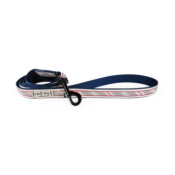 Liberty Patriotic American Woven Stripe Ribbon Dog Leash